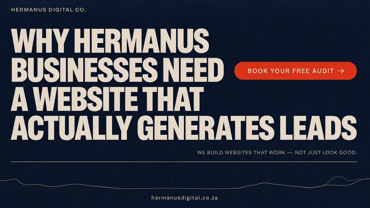 Why Hermanus Businesses Need a Website That Actually Generates Leads