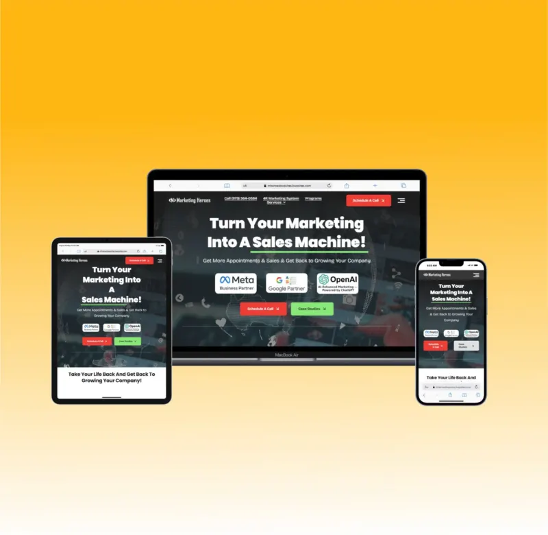 Custom-Built Agency Website: Designed and Developed from Scratch