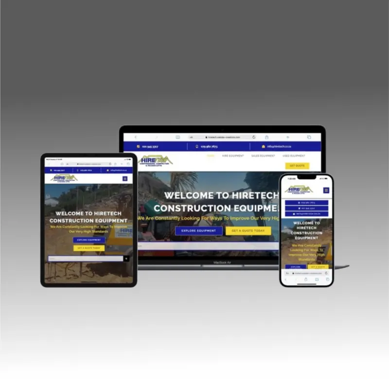 Construction Company Website: Bold, Responsive WordPress Design