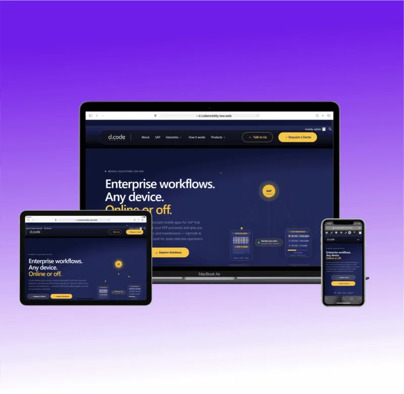 DCode Mobility: Custom-Designed, Fast, Mobile-Friendly Business Website
